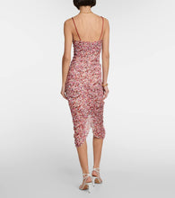 Marant Etoile Falone printed georgette midi dress