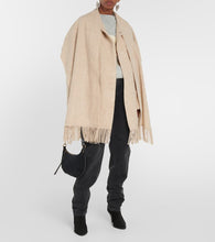 Marant Etoile Faty scarf-detailed wool-blend coat