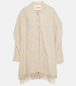 Marant Etoile Faty scarf-detailed wool-blend coat