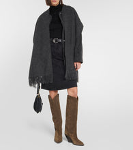 Marant Etoile Faty wool-blend scarf coat