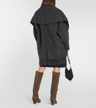 Marant Etoile Faty wool-blend scarf coat