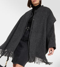 Marant Etoile Faty wool-blend scarf coat