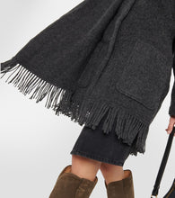 Marant Etoile Faty wool-blend scarf coat