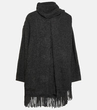 Marant Etoile Faty wool-blend scarf coat