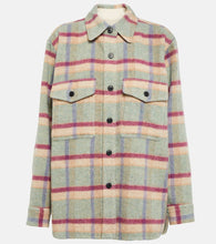 Marant Etoile Faxon wool-blend shirt jacket