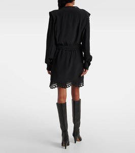 Marant Etoile Felie lace-trimmed minidress