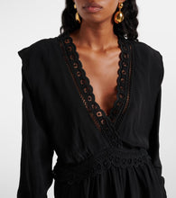 Marant Etoile Felie lace-trimmed minidress
