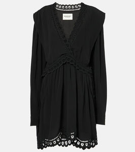 Marant Etoile Felie lace-trimmed minidress