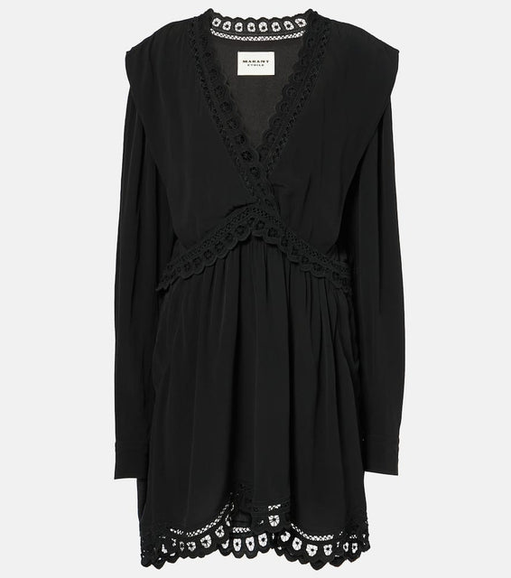 Marant Etoile Felie lace-trimmed minidress