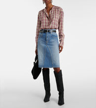 Marant Etoile Fiali denim midi skirt