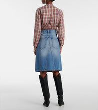 Marant Etoile Fiali denim midi skirt
