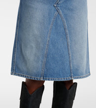 Marant Etoile Fiali denim midi skirt