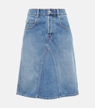 Marant Etoile Fiali denim midi skirt - Marant Etoile Fiali 牛仔中长半身裙
