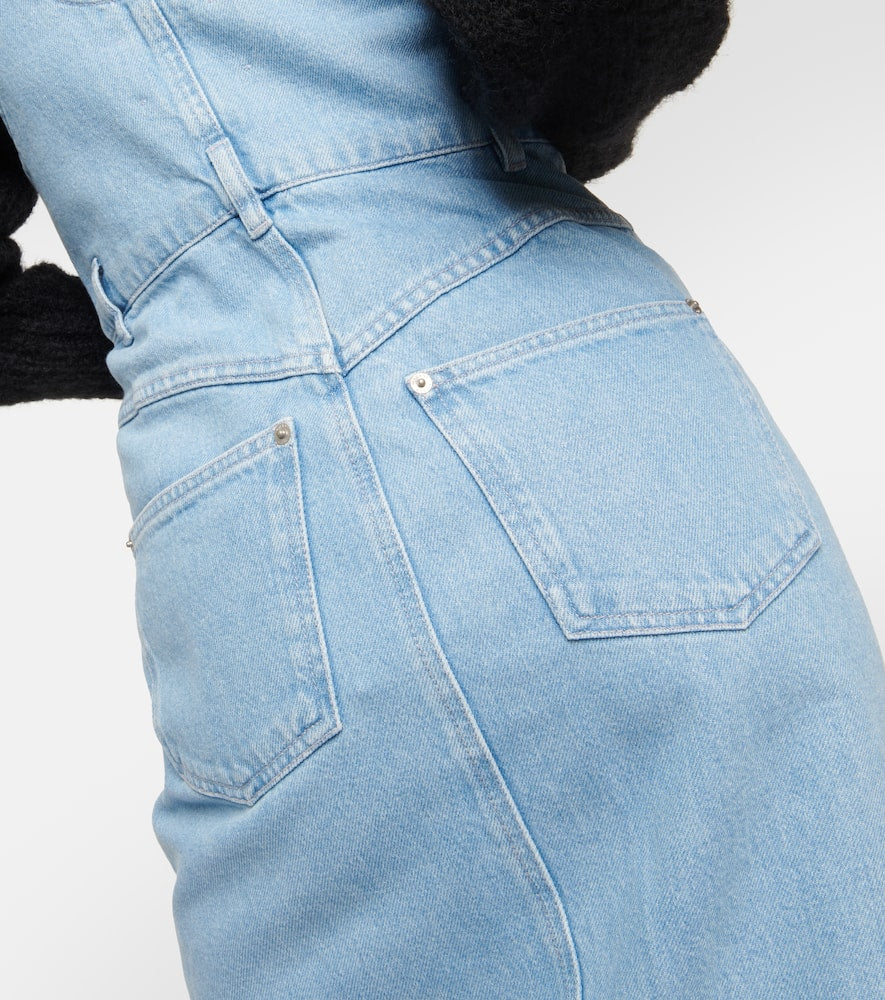 Marant Etoile Filipine denim midi dress