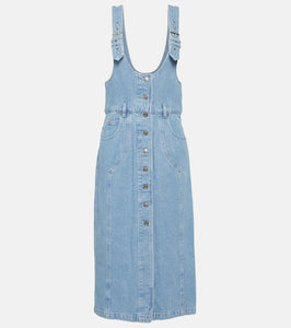 Marant Etoile Filipine denim midi dress