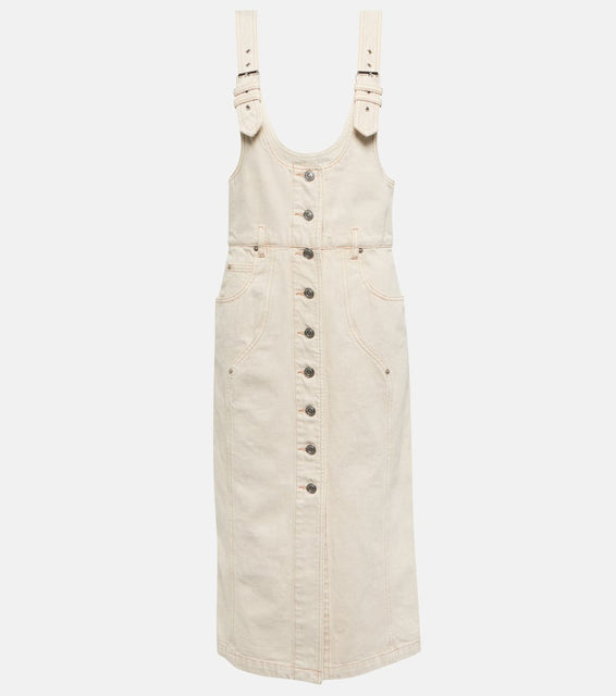 Marant Etoile Filipine denim mini dress