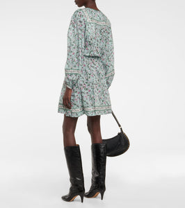 Marant Etoile Floral cotton minidress