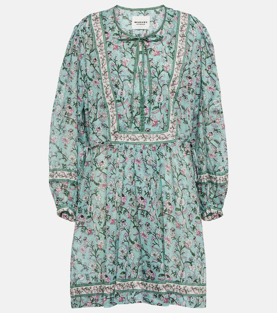 Marant Etoile Floral cotton minidress