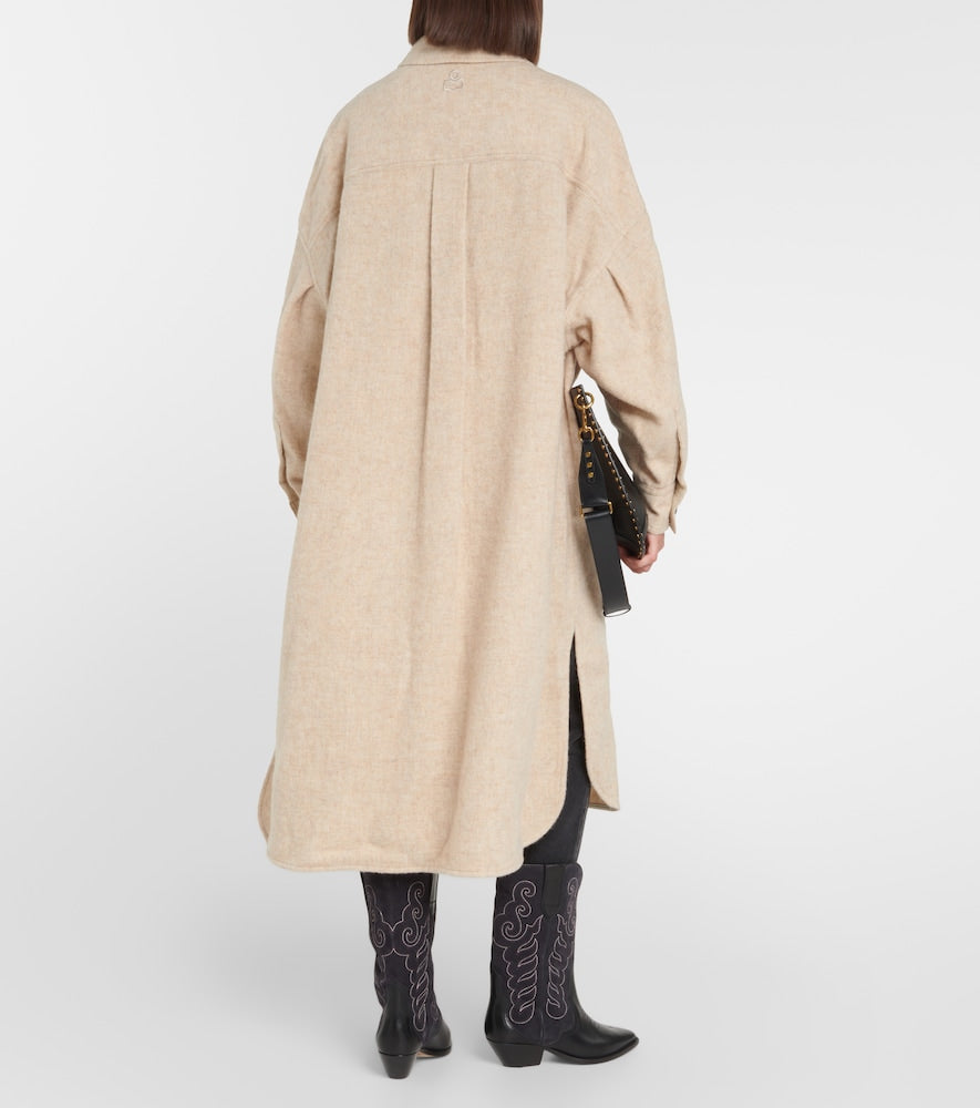 Marant Etoile Fontia wool-blend coat