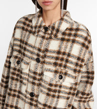 Marant Etoile Fontizi checked wool-blend coat
