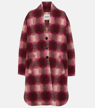 Marant Etoile Gabriel checked wool-blend coat - Marant Etoile Gabriel 格纹羊毛混纺大衣