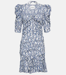 Marant Etoile Galdino floral cotton minidress