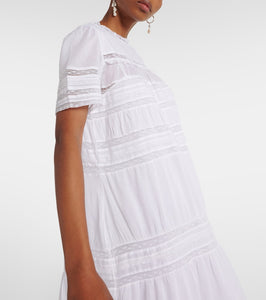 Marant Etoile Geralda ruffled cotton midi dress