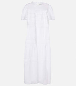 Marant Etoile Geralda ruffled cotton midi dress