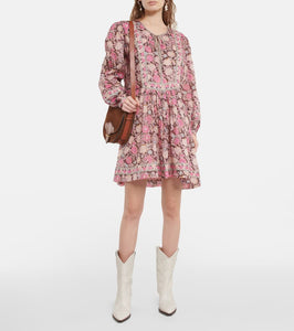 Marant Etoile Gilinesia floral-print cotton minidress