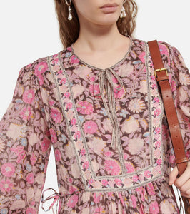 Marant Etoile Gilinesia floral-print cotton minidress