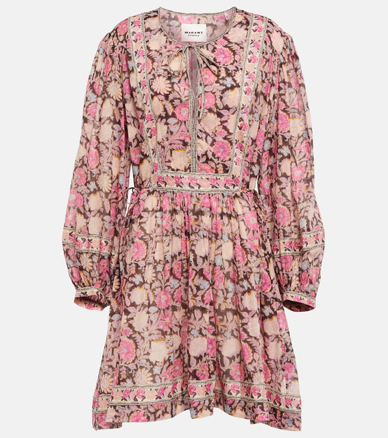 Marant Etoile Gilinesia floral-print cotton minidress