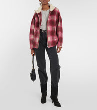 Marant Etoile Giovany checked wool-blend jacket