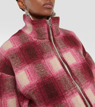 Marant Etoile Giovany checked wool-blend jacket