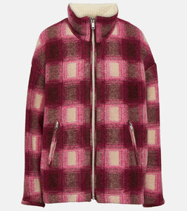 Marant Etoile Giovany checked wool-blend jacket