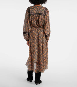 Marant Etoile Greila cotton voile midi dress