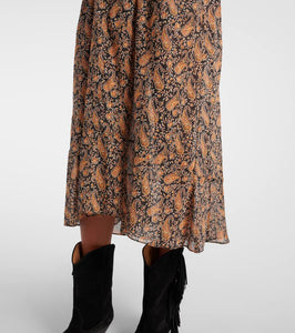 Marant Etoile Greila cotton voile midi dress