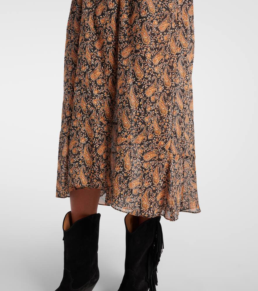 Marant Etoile Greila cotton voile midi dress