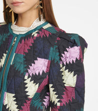 Marant Etoile Hafileal printed cotton jacket