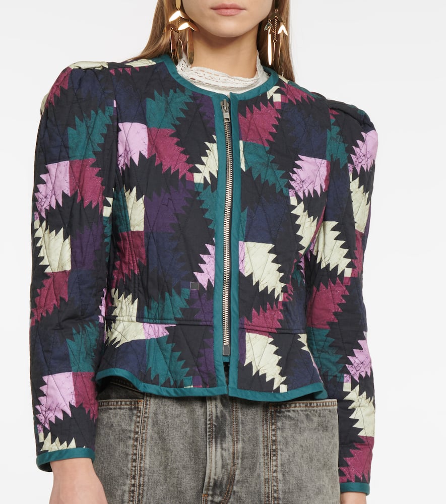Marant Etoile Hafileal printed cotton jacket