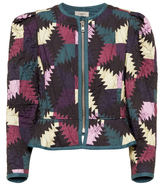 Marant Etoile Hafileal printed cotton jacket