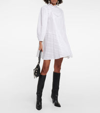 Marant Etoile Isma flared cotton-blend minidress