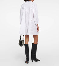 Marant Etoile Isma flared cotton-blend minidress