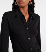 Marant Etoile Ivalia gathered jersey polo dress