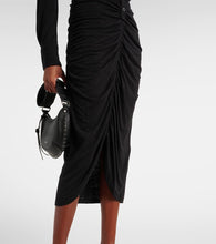 Marant Etoile Ivalia gathered jersey polo dress
