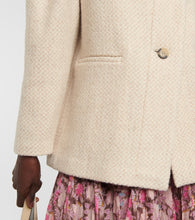 Marant Etoile Jabadi herringbone virgin wool jacket