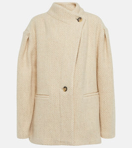 Marant Etoile Jabadi herringbone virgin wool jacket