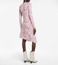 Marant Etoile Jadiya printed jersey midi dress