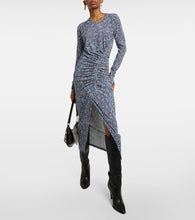 Marant Etoile Jelina floral printed jersey midi dress
