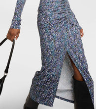 Marant Etoile Jelina floral printed jersey midi dress