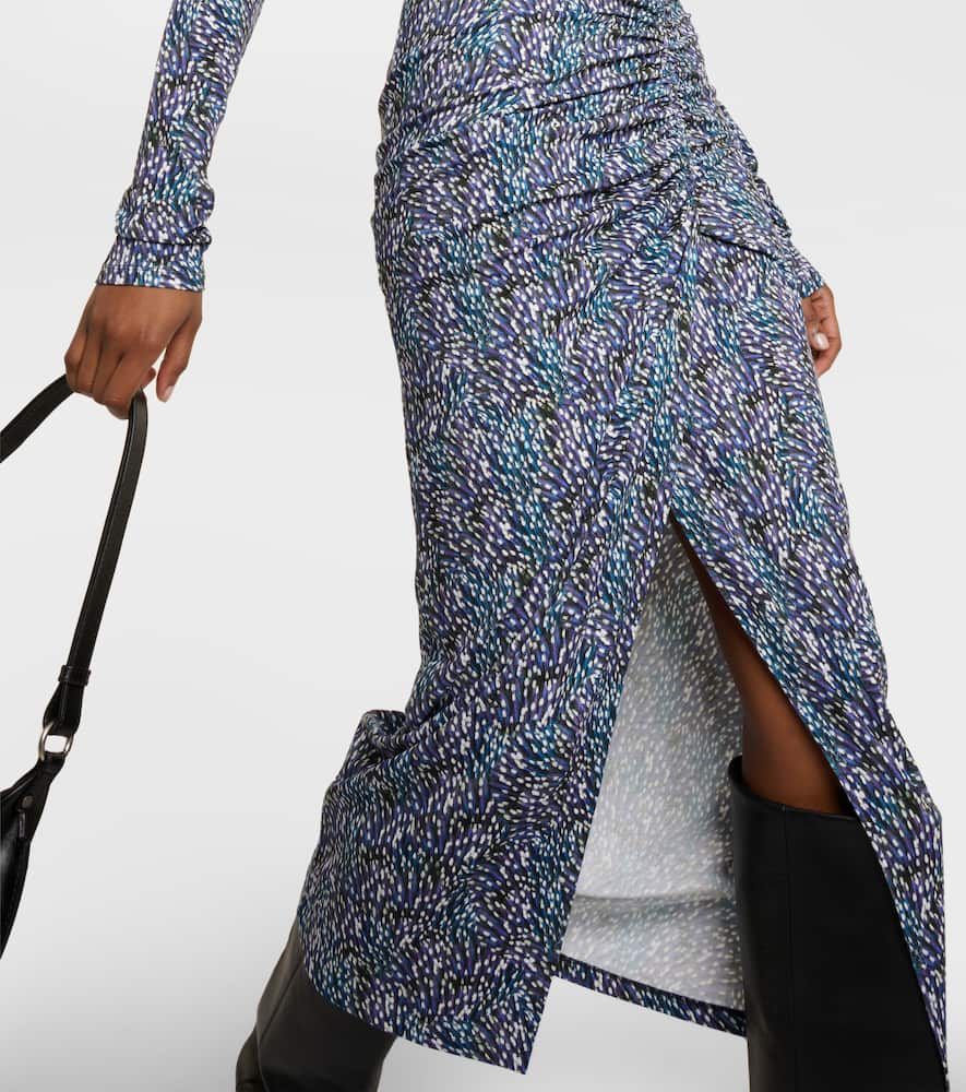 Marant Etoile Jelina floral printed jersey midi dress